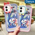 dienya Case For iPhone 6 iPhone 6s Case Robot Rabbit Pattern Colorful Lovely Little Monster Camera Lens Soft Clear Shockproof Phone Cases Simple Silicone Transparent Protective Cover. 