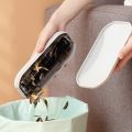 Plastic Sweeper Carpet Dirt Brush Handheld Crump Sweeper Roller Pet Hair Lint Remover Dust Crumb Nutshell Collector Cleaner. 
