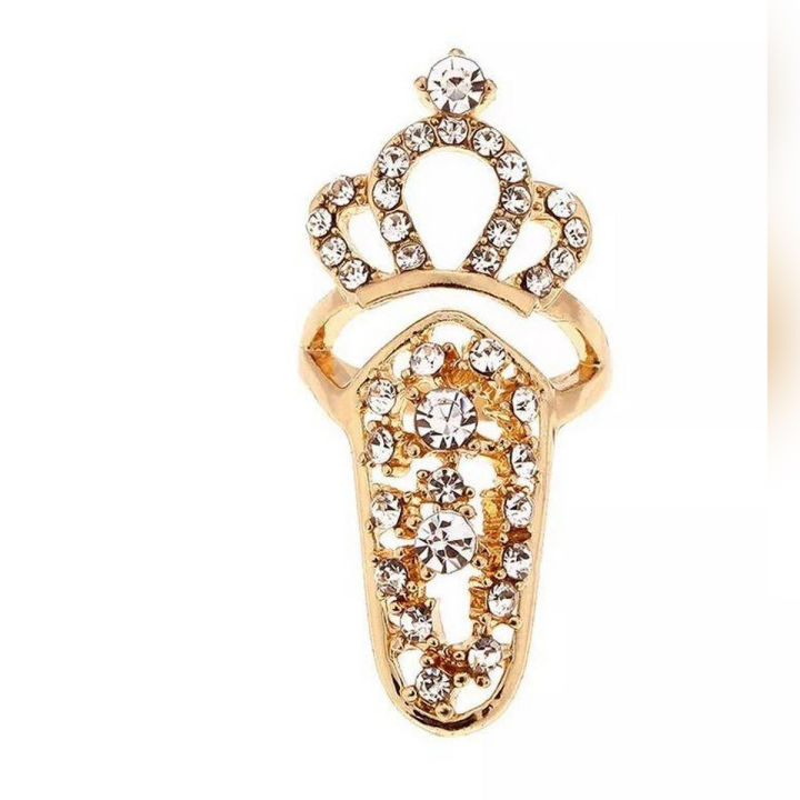 Trendy Classy Adjustable Nail Ring 1 Piece