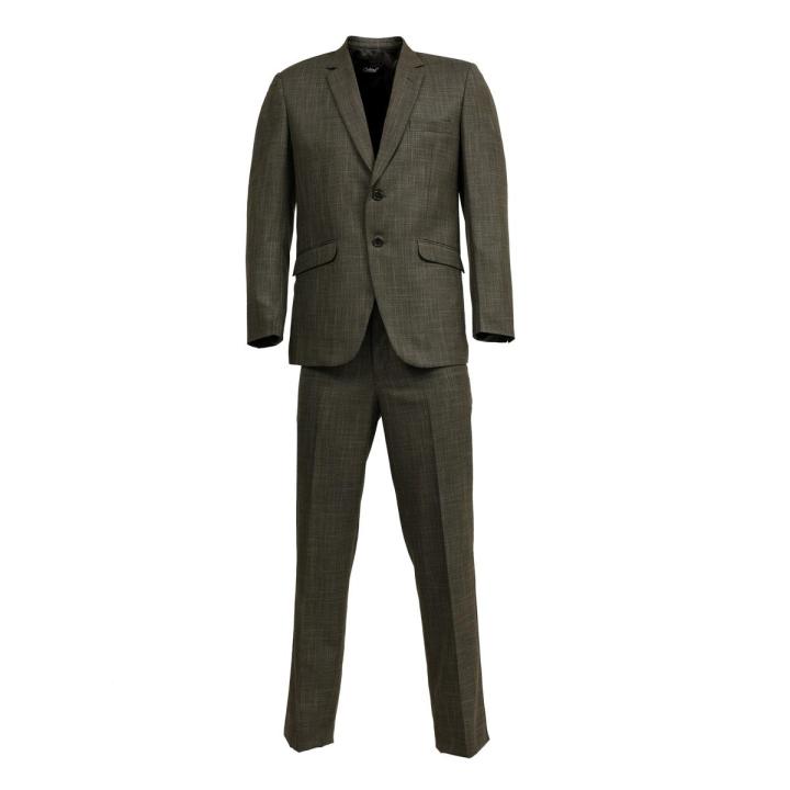 Califord Microfancy Brown Impeccable 2 Piece Suit for Men