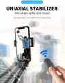 Q08 Handheld Gimbal Smartphone Bluetooth Handheld Stabilizer with Tripod selfie Stick Folding Gimbal for All Cellphone. 