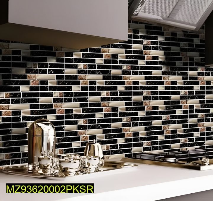 100 Pcs Self Adhesive Wall Tile Sticker