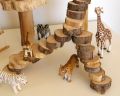 Wooden blockes for Arts and Crafts – DIY - 2 Inch Unfinished Natural Wood Blocks – 25 Pieces. 