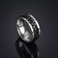Steel Spinner Chain Ring for Men and Boys.. 