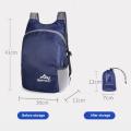 WATERPROOF FOLDABLE BACKPACK LIGHTWEIGHT OUTDOOR TRAVEL BAG CAMPING HIKING. 