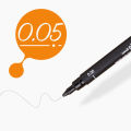 RHS Online 6PCS UNI Drawing Pen Ultra Fine Line Marker Black Ink 005 01 02 03 05 08 Micron Sketch Pen Art Supplies. 