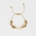 【Top mobile】2018 Trendy Hot Cowrie Shell Jewelry Bracelets Gold Color Shell Easy Match Handmade for Women. 
