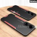 Phone case For OPPO A78 Back cover Heat Dissipation and Anti Drop Aluminum Alloy Back Panel Decorative Strip For OPPO A78 4G Cover cases. 