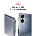 Youksh Samsung Galaxy A06 Transparent Case - Samsung Galaxy A06 Jelly Back Cover - Samsung A06 Camera Protection Pouch - Transparent Samsung A06 Series.. 