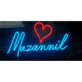 Customized NEON Sign Board - Name Plate - 4 Letters Alphabets. 