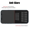 （For iP 14 Plus）1-2Pcs No Fingerprint Screen Protectors for iPhone 11 12 13 Pro Max Mini Matte Tempered Glass for iPhone 7 8 6 Plus XR X XS Max. 