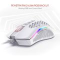 Redragon STORM M808W-RGB Lightweight RGB Gaming Mouse - White. 
