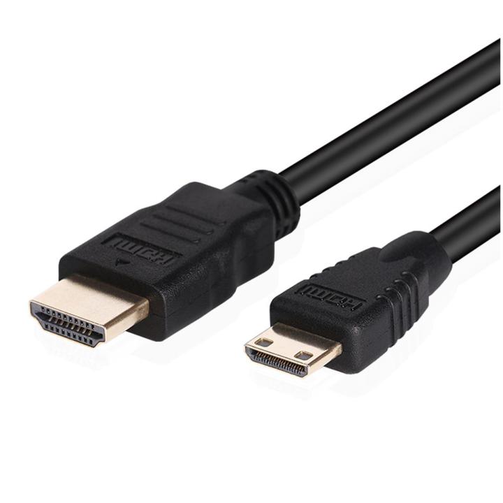 HDMI A To Mini HDMI C MALE Video TV Cable for Nikon D3100 D3200 D3300 D5000 D5200 D5300 D7100 D90 D3X D300S D5500 P7100 P7700