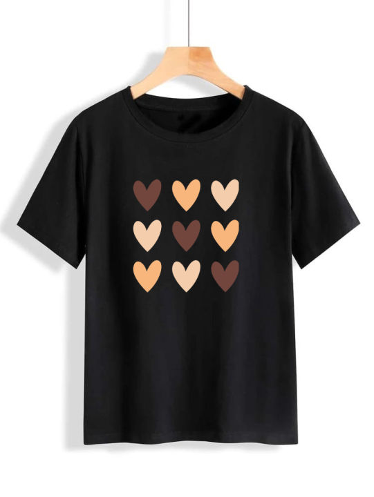 T shirt For Girls and Women's MULTE HARD Printed Casual Cotton t shirts For Ladies