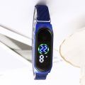 Blue Color Digital Watch Smart Watch/ Magnet Led Watch Ladies Digital Wrist Watch For Women/Girls. 