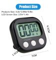 Magnetic LCD Digital Kitchen Countdown Timer Stopwatch with Stand Practical Cooking Baking Sports Alarm Clock Reminder Tools. 