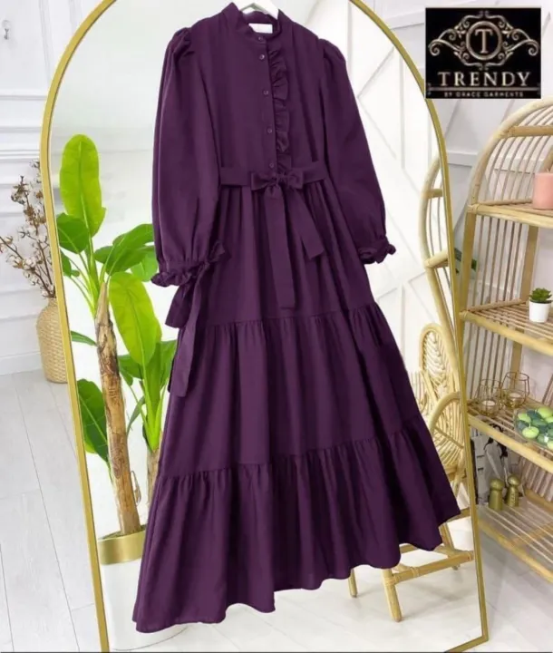 Dealistaan%20Most%20Demanding%20Design%20Stitched%20Western%20Style%20Panel%20Work%20Long%20Frock%20For%20Women%20-%20Image%204