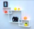 Wall mounted Wooden piece decoration shelves racks wall decor home decor office tiers decoration piece holder Box intersect shelves 3 nd 6 Tier wall decoration shelf. 