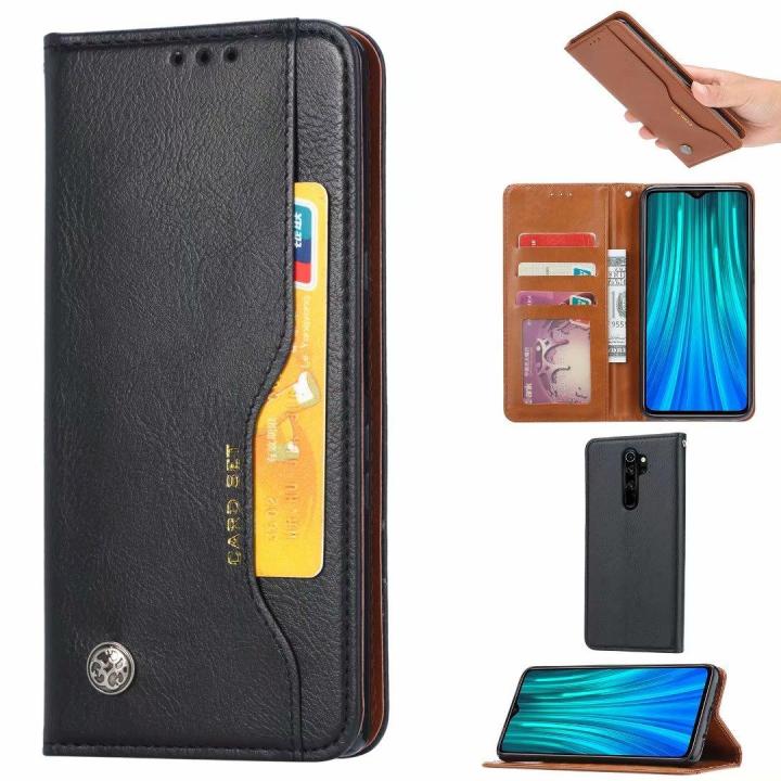 For Xiaomi Redmi Note 8/Redmi Note 8 Pro Card Slot Flip Leather Case