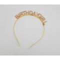BIRTHDAY GIRL HEADBAND TIARA CROWN. 