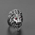 Red Eye Bikers Punk Loin Rings For Men. 