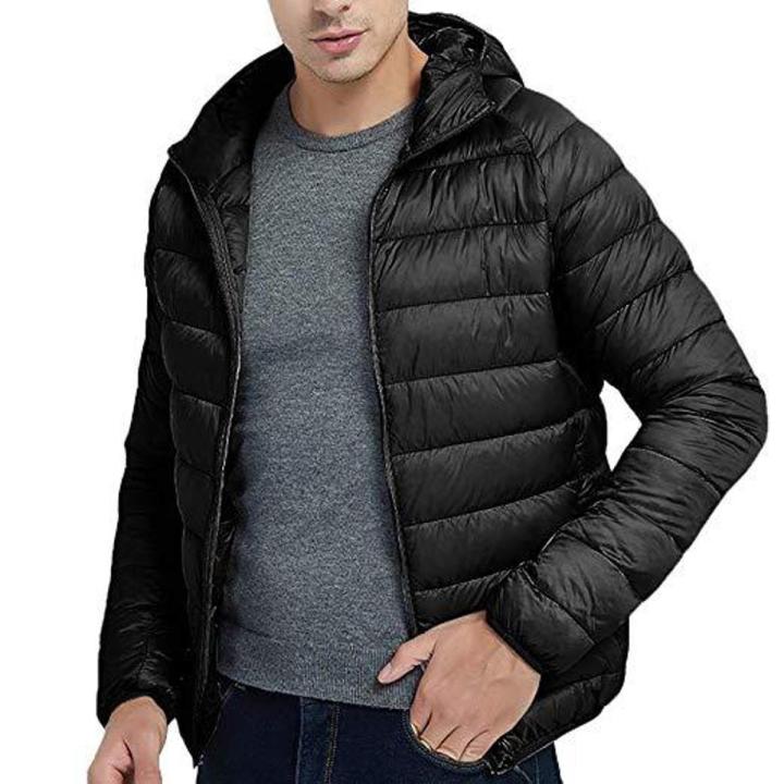 Black Puffer Jacket For Men