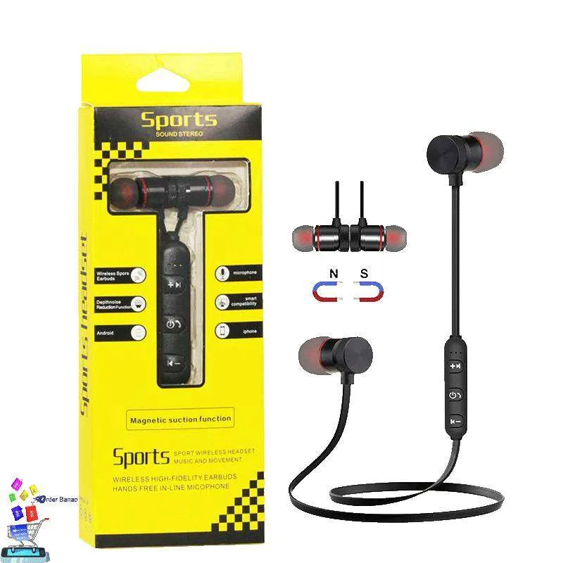 Magnetic Bluetooth Wireless Stereo In-Ear Sports Handfree Earphone