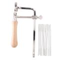 Professional Adjustable Saw Bow Wooden Handle Of Jewelry Saw Frame Hand Tools Jeweler'S Saw Frame. 
