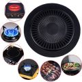 SMOKELESS STOVE TOP GRILL PLATE Indoor Barbecue Grill for kitchen stove, BBQ / BAR B Q Portable Grill And stove cook top. 