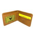Bull and Buffalo Leather Wallet - Dollar Size - Premium Quality. 