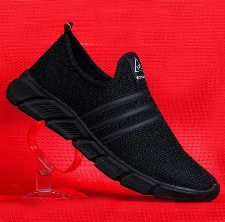 Mens Casual Shoes Canvas Classic Loafers Shoes For Mens And Boys Fashion Slip On Flat Walking Gym Running Breathable Shoes For Running Waliking Jym Shoes