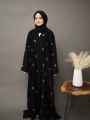 Bow Embroidered Abaya – Elegant & Modest Wear by Blendzii Outleex®. 
