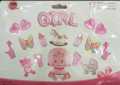 It's a baby Boy & Baby Girl Foil Balloons Set New Born Baby welcome baby room Decoration Foil Balloons set. 
