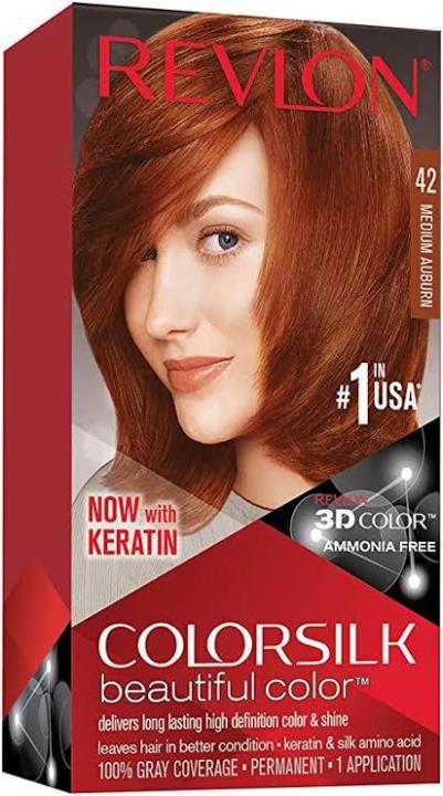 REVLON (Italy) 42 Medium Auburn 3D Hair Color