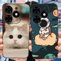 ark Gocno Sp Silicone Phone Case Protective Cover Shockproof Soft Phone Case BG for Tecno Spark Go 2024 6 Stylish Paint for Te 2024 Basic Bumper. 