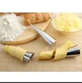 4 PCs /Set Conical Tube Cone Roll High Quality Stainless Steel Spiral Pastry Cream Horn Bread Cake baking Molds. 