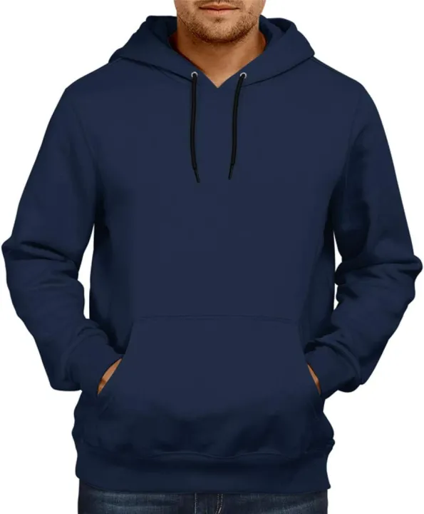 Stylish%20Plain%20Pullover%20Hoodie%20for%20Men%20and%20Boys%20-%20Navy%20Blue%20-%20Image%203