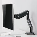 MXG BMA-12U Single Monitor Premium Aluminum Spring-Assisted With 3.0 USB Cable Monitor Arm Matte Black. 