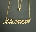 ALISHBA NAME NECKLACE PENDANT LOCKET ; STAINLESS STEEL. 
