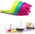 Soup Ladle,Dinosaur Cute Long Handle Soup Spoons, Standing Plastic Spoons, Generic Cartoon Dinosaur Soup Ladle Loch Ness Monster Design Utensil Spoon. 
