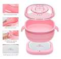 3 in 1 Compact Foldable Silicone Wax Heater: Easy-to-Use Electric with Lid for Gentle Hair Removal - 400 ml Capacity Silicone Wax Warmer Pot Paraffin Wax Warmer For Women & Men. 