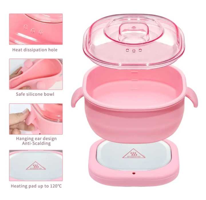SOKANY%203%20in%201%20Compact%20Foldable%20Silicone%20Wax%20Heater:%20Easy-to-Use%20Electric%20with%20Lid%20for%20Gentle%20Hair%20Removal%20-%20400%20ml%20Capacity%20Silicone%20Wax%20Warmer%20Pot%20Paraffin%20Wax%20Warmer%20For%20Women%20&%20Men%20-%20Image%208