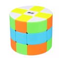 3x3x3 Magic Rubik's Cube block Cylinder Speed professional Puzzle Cube fidget toy | Gol Cube with Vivid Colors and Smooth Rotation. 