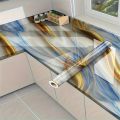 Marble Sheet - Marble Sheet Sticker - Marble sheet for kitchen - 60cm x 100cm/200Cm Marble Sheet Texture Design PVC Waterproof Self adhesive Wallpaper Sticker sheet Furniture New Skin Kitchen Cab Sheets / wallpaper for kitchen Available ( Different Sizes). 