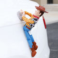 Toy Story Sherif Woody Buzz Lightyear Car Dolls Plush Toys Outside Hang Toy Cute Auto Accessories Car Decoration. 