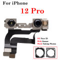1set Front Camera Flex Cable For iPhone 7 8 Plus SE X X XS Max 11 12 Pro Max Facing Camera Right Proximity Sensor Flex Cable. 