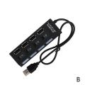Usb 2.0 Hub Multi Usb Splitter Power Adapter  Mouse Keyboard U Disk Card Reader Printer Expander With Switch For Pc Q7u1（1）. 