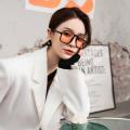 Eyewear Trending Luxury Brand Design UV400 Shades Goggles Sun Glasses Oversized Square For Men Women. 