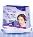 Glow and Clean Beauty Cream, Face Wash, Serums 3 in 1 Pack. 