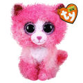 15cm Ty Beanie Pink Series Big Eyes Unicorn Flamingo Kitty Owl Plush Toy Cute Animal Doll Kids Toys Christmas Gifts for Children. 